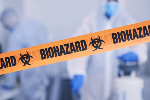 Professional Biohazard Cleanup technician working in Speonk, NY